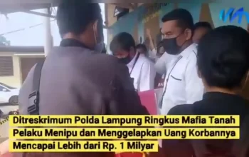 POLISI BEKUK MAFIA TANAH TIPU KORBAN SATU MILYAR