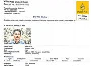Interpol Telah Terbitkan Yellow Notice Pencarian Anak Ridwan Kamil