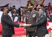 Polda Lampung Ikuti Upacara Virtual Dalam Rangka Hari Bhayangkara Ke-76