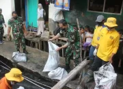 Gelar Karya Bakti, Dandim 0410/KBL Pimpin Langsung Bersih-Bersih Pasar Gudang Lelang