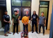 Maling di Kolam Renang, Polisi Amankan Tersangka berikut Barang Buktinya