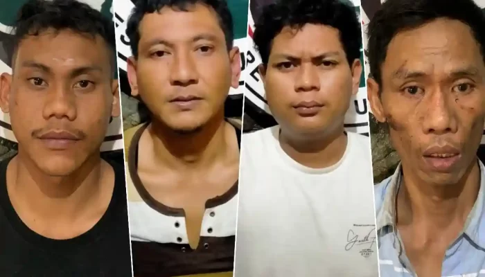 Polisi Gulung 4 Pengedar Narkoba Jaringan Lampung Timur