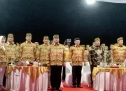 Danbrigif 4 Marinir/BS Hadiri Malam Puncak Semarak Pesawaran ke-15 Tahun Helau