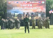 Gladi Upacara Pembukaan Latihan Garuda Shield 2022, Danbrigif 4 Marinir/BS Jadi Komandan Upacara