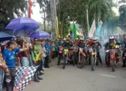 Danbrigif Marinir Dampingi Bupati Pesawaran Lepas Peserta Trail Adventure