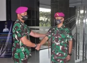 Letkol Marinir Tantahara Resmi Menjabat Pasintel Brigif 4 Mar/BS