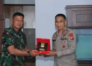 Danbrigif 4 Marinir/BS Menerima Kunjungan Kapolda Lampung