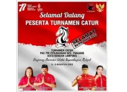 PAC PDIP Panjang Sambut Kemerdekaan Lewat Lomba Catur, Hadiahnya Menarik