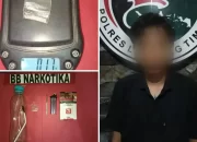 Kedapatan Bawa Sabu, Seorang Pemuda Asal Bandar Sribhawono Diciduk Polisi
