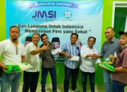 JMSI Peduli Bersama DPP AWPI Serahkan Tali Asih Jun dkk
