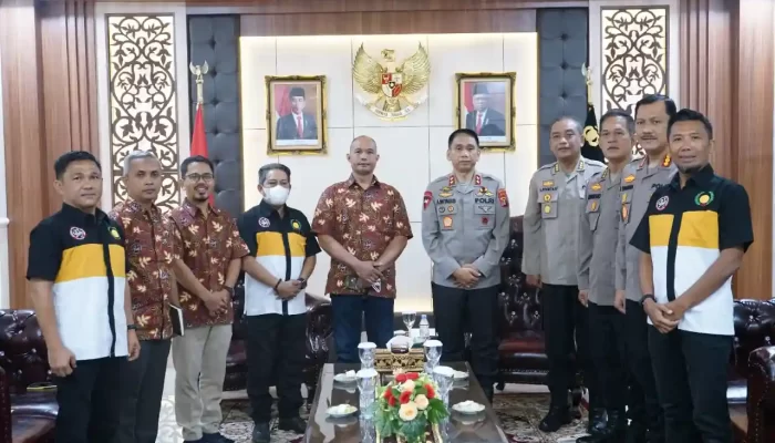 Terima Audensi Pengurus Inkanas, Kapolda Lampung Irjen Akhmad Wiyagus Minta Calon Bintara Dibekali Karate Murni