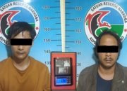 Kedapatan Bawa Sabu, Dua Pria Diamankan Sat Resnarkoba Polres Metro Polda Lampung