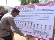 Kapolres Metro Hadiri Deklarasi Kampanye Damai Pemilu Tahun 2024 yang Diselenggarakan Bawaslu Kota Metro