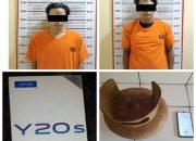 Polsek Metro Pusat Amankan 2 Pencuri Handphone dan Tabung Gas