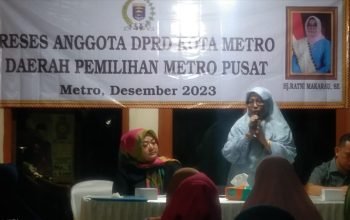Reses Anggota DPRD Kota Metro Ratni Makarau Dapil Metro Pusat