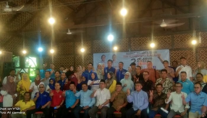 DPC Partai Gerindra Gelar Rapat koordinasi Tim Kampanye Pemenangan Prabowo-Gibran Kota Metro