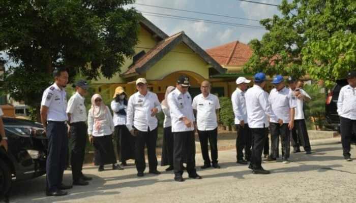 Walikota dan Jajaran Tinjau Realisasi Pembangunan Infrastruktur Jalan di Kota Metro