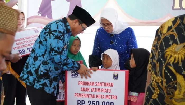 Yatim Piatu di Metro Dapat Bantuan Dari Pemerintah Masing-masing Rp250 Ribu Per Anak