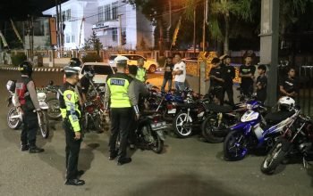 Grebek Balap Liar, Polisi Amankan Puluhan Kendaraan Roda Dua