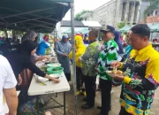 DKP3 Kota Metro Kembali Gelar Pasar Tani Argo Ceria.