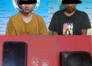 Polres Metro Kembali Amankan Dua Pelaku Penyalahguna Narkoba Jenis Sabu.