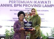 TP PKK Provinsi Lampung Jalin Sinergi dan Kerjasama Dengan IKAWATI Kanwil BPN Provinsi Lampung