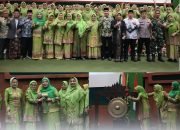 Walikota Eva Dwiana Hadiri Pengukuhan Muslimat PWNU Lampung