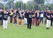 Gubernur Arinal Djunaidi Senam Bersama ASN Dilingkungan Pemprov Lampung