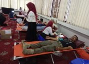 Pemerintah Provinsi Lampung Bersama Palang Merah Iindonesia (PMI) Provinsi Lampung Gelar Kegiatan Bakti Sosial Donor Darah