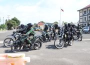 Polres Metro Gelar Patroli Gabungan Dalam Rangka Cipta Kondisi Pada Tahap Pemungutan Suara Pemilu 2024.