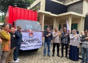 Kapolres Metro Hadiri Pelepasan Pendistribusian Logistik Pemilu 2024.