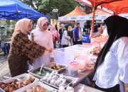 Ketua Dekranasda Provinsi Lampung Kunjungi Festival Pasar Takjil