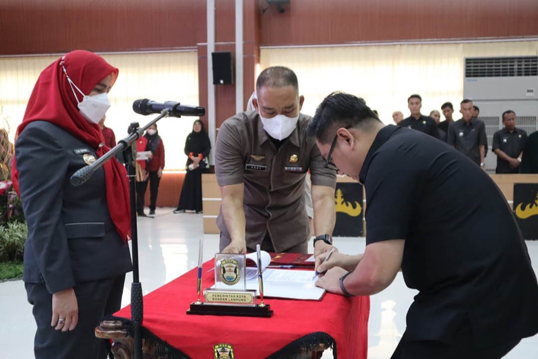 Walikota Bandar Lampung Lantik 358 Pejabat Fungsional 