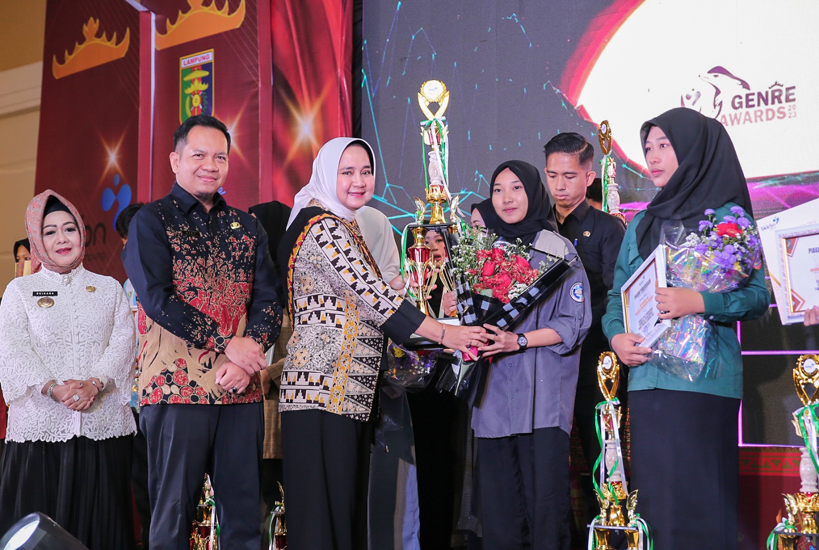 Bunda GenRe Lampung Riana Sari Arinal Buka Grand Final GenRe Awards Tahun 2023 