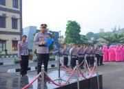 Upacara Sertijab. Kabag dan Kasat Serta Kapolsek di Jajaran Polres Metro.