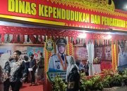 Stand Disdukcapil Ramai Pengunjung pada Bandar Lampung Expo 2023