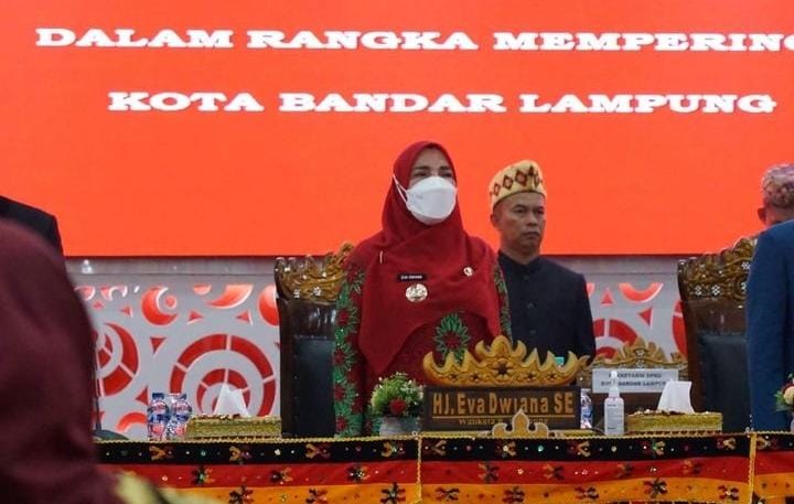 Paripurna Istimewa Dalam Rangka HUT Bandar Lampung Ke-341, Ini Harapan Eva Dwiana