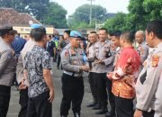 Propam Polda Lampung Sidak Gaktibplin Di Polres Metro.