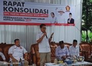 Rapat Konsolidasi DPC Gerindra Metro Usung Mirza Cagub Lampung Tahun 2024-2029.