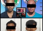 Satresnarkoba Polres Metro Tangkap 4 Penyalahguna Narkoba.