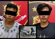 Dua Pencuri Motor Di Metro Dapat  Hadiah Tima Panas Petugas.