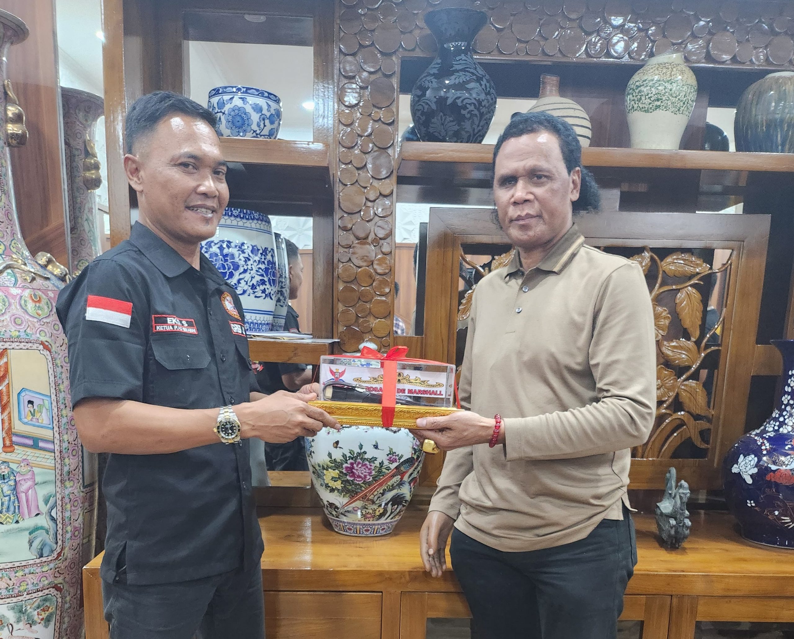 PAC GRIB Jaya Sukabumi Bandarlampung Kunjungi Ketum DPP H. Hercules