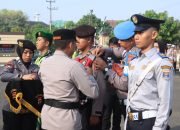 Siap Amankan Pilkada, Polres Metro Laksanakan Apel Gelar Pasukan Operasi Mantap Praja Krakatau 2024.