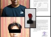 Palsukan Surat Izin Utilitas Fiber Optik (FO), 2 Pria Ini Di Amankan Ke Polres Metro.