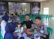 HUT Lalu Lintas Ke 69, Satlantas Polres Metro Gelar Donor Darah.