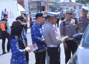 Ops Zebra Krakatau 2024: Polres Metro Berikan Teguran Ke Pengguna Jalan Yang Tidak Tertib Lalu Lintas.