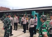 Kapolres Metro bersama Pamatwil Polda Lampung Pantau Pelaksanaan Pengamanan Pilwalkot.