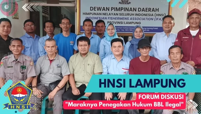 HNSI Lampung Gelar Diskusi “Maraknya Penegakan Hukum BBL Ilegal”