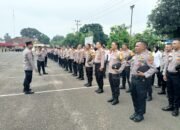 Upacara, 54 Personel Polres Metro Resmi Naik Pangkat.