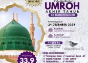 Paket Umroh Akhir Tahun selama 10 Hari Reguler, Free Hudaibiyah 10 kali